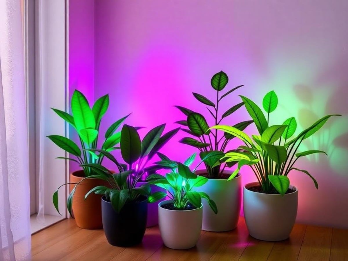 Brighten a Dull Corner With This Colorful Faux Plant Painting Idea