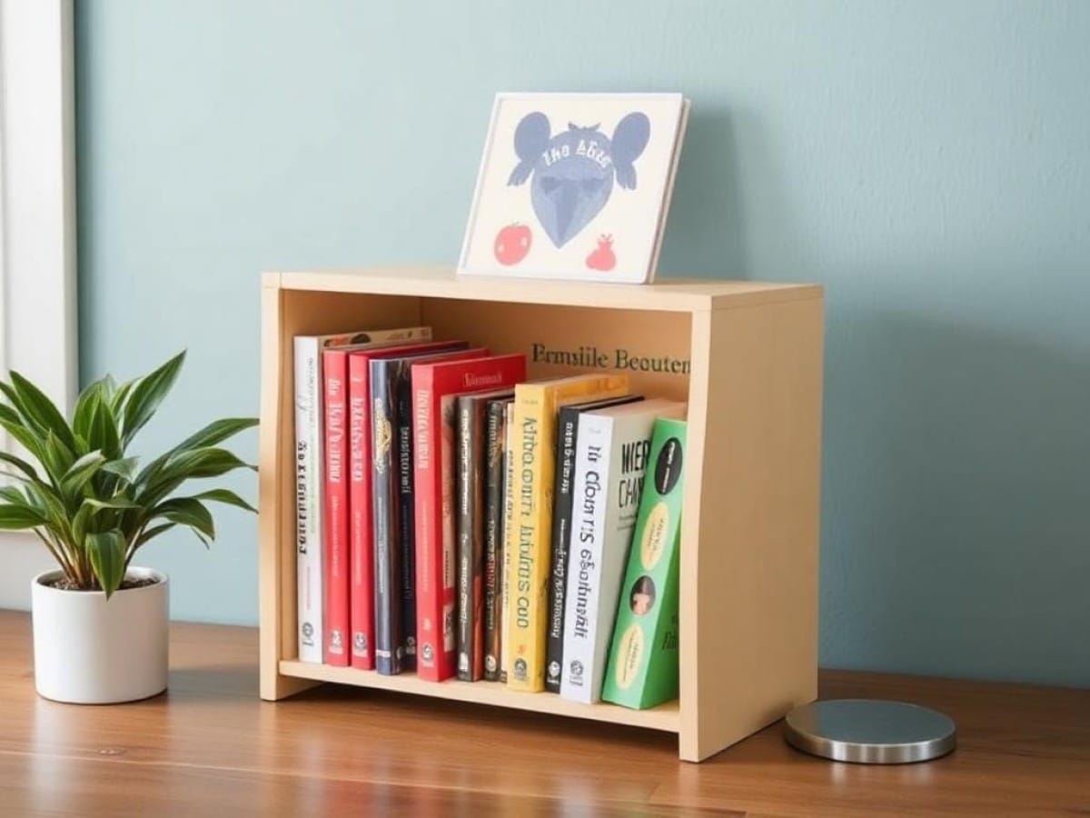 How to Easily Build a DIY Mini Bookshelf Using Chair Rail