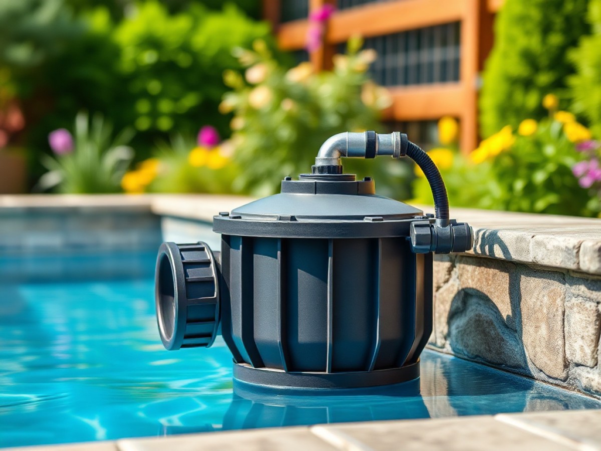 How to hide a pool filter?