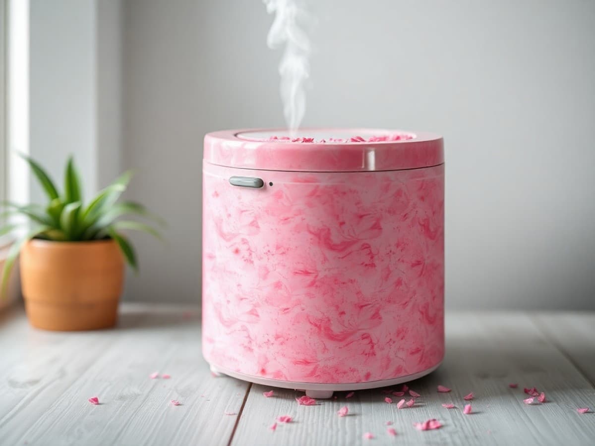 How to clean pink mold in humidifier?
