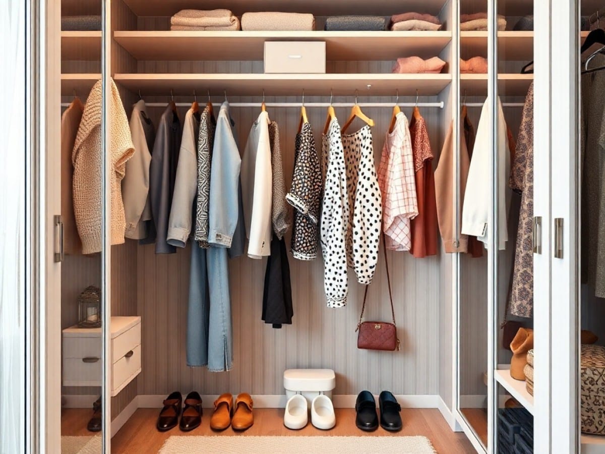 How to Declutter Your Wardrobe: DIY Closet Organizer Ideas