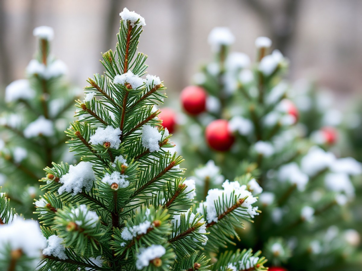 Are flocked Christmas trees messy?