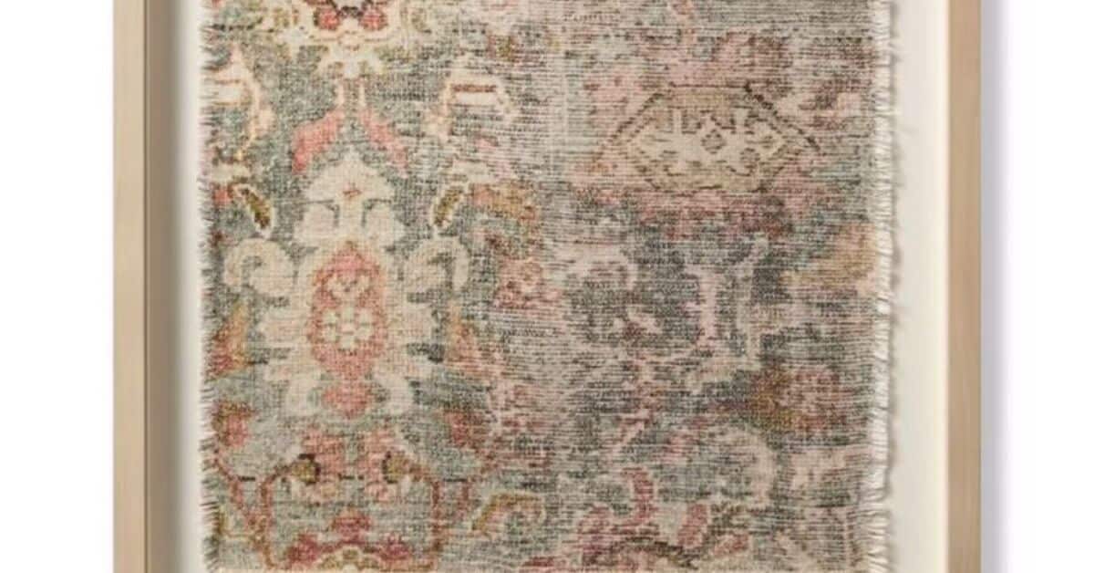 How to Frame a Rug in 3 Easy Steps to Create DIY Wall Art