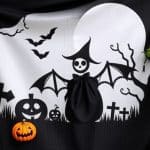 How to make a trash bag spider web ?