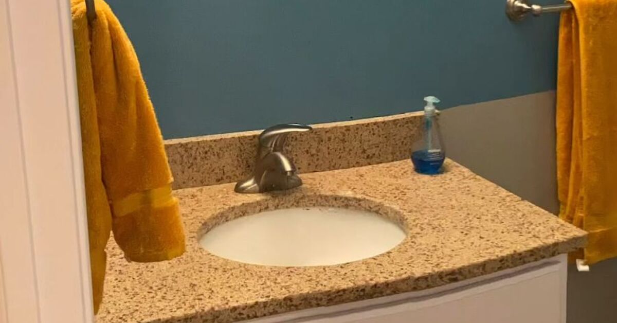 How to Makeover a Bathroom Cabinet With Faux Wood Paint