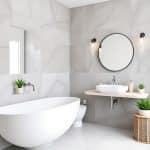 21 Beautiful Ways to Decorate Your Bathroom Walls, According to Designers