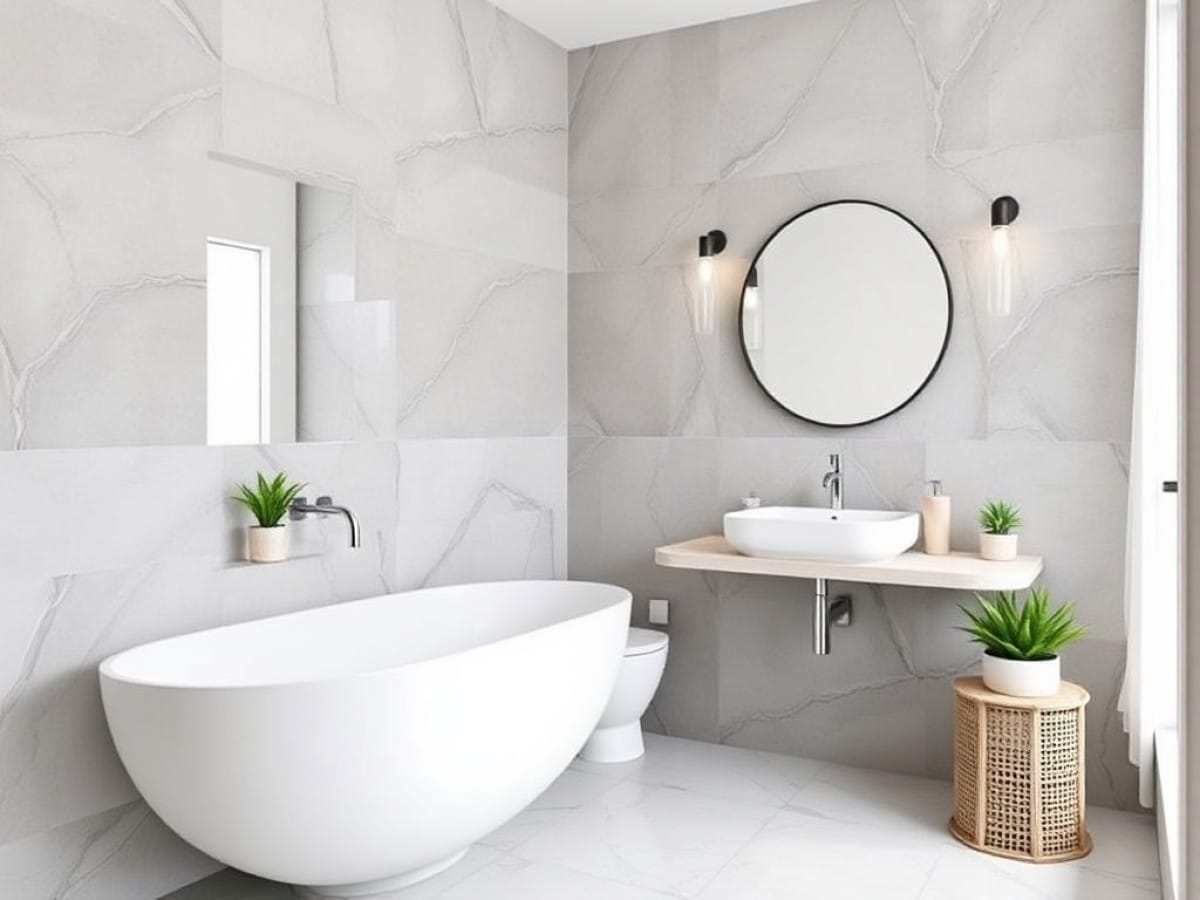 21 Beautiful Ways to Decorate Your Bathroom Walls, According to Designers