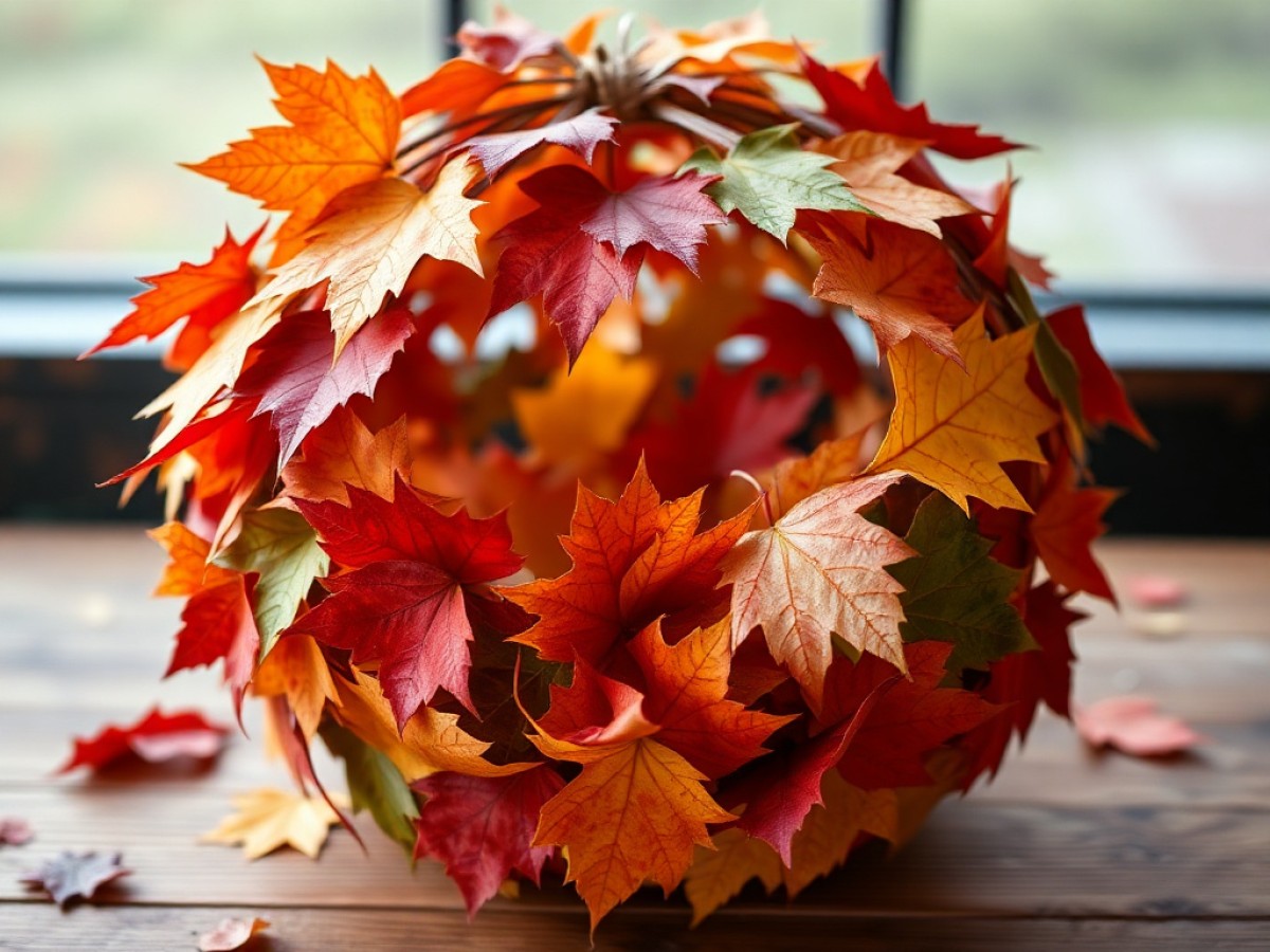 How to make a ﻿﻿fall leaf bowl?