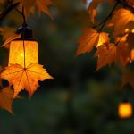How do I make fall leaf luminaries?