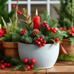 How do I make a Christmas planter?