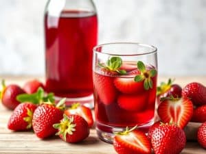 Vins et alcools : la recette facile du vin de fraises maison