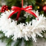 How to Make a Christmas Wreath on a Budget | Snowflake Design