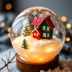 How do you make a snow globe?