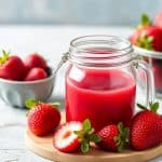 Sirop de fraises maison : la recette facile pour des boissons 100 % naturelles