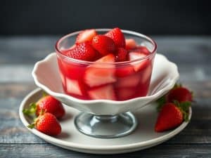 Compote de fraises et rhubarbe maison : la recette facile et rapide