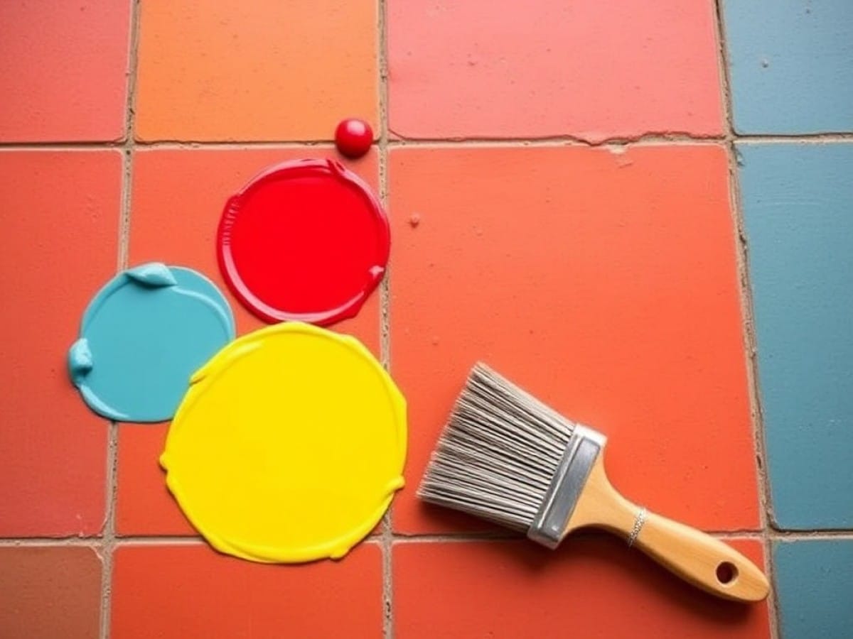 How to Paint Floor Tiles With the Rust-Oleum Floor Paint Kit