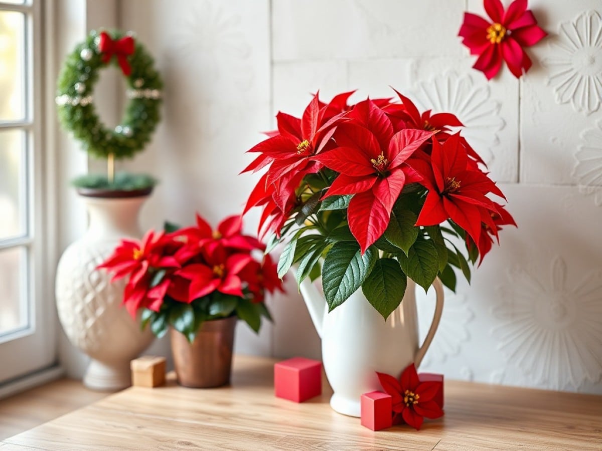 6 Poinsettia Christmas Decorations For the Holiday Season