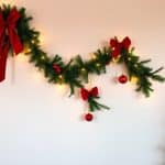 How to Easily Hang a Christmas Garland Using a Tension Rod