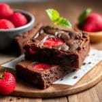 Recette facile et rapide du brownie au chocolat et cerises