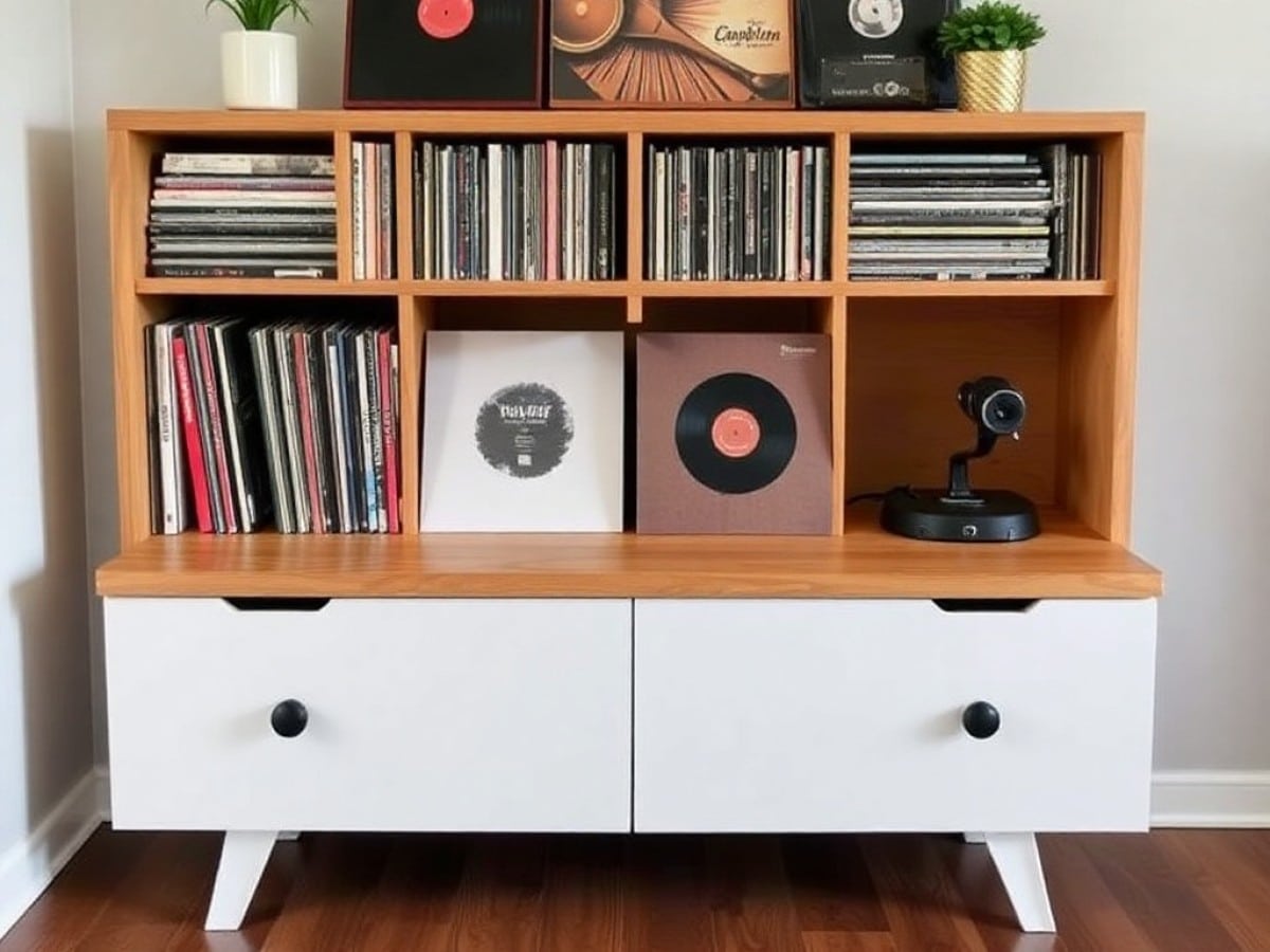 How to Build a DIY Cabinet - Perfect For Vinyl Records