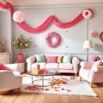 How can I decorate my living room to look like Candy Land?