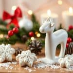 How do I make candy cane decorations using PVC pipes?