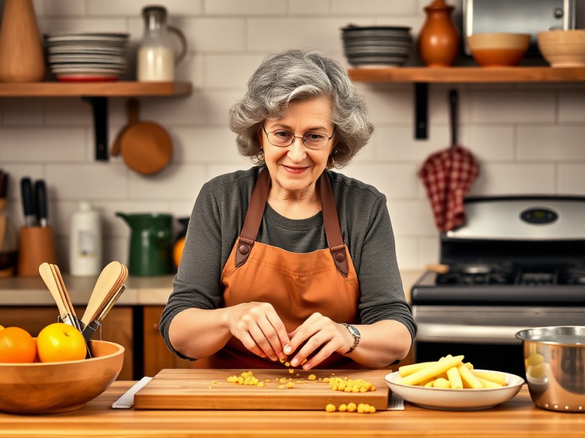 How Martha Regrouted Her Kitchen Floors Before Work, Proving She’s the Queen of Multitasking