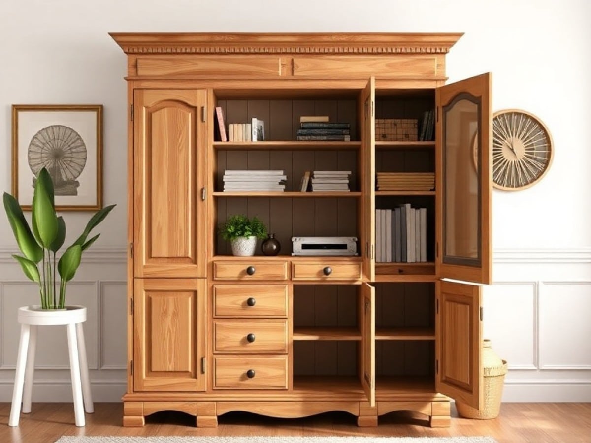 How to Do an Easy Shelf & Cabinet Makeover With Pole Wrap