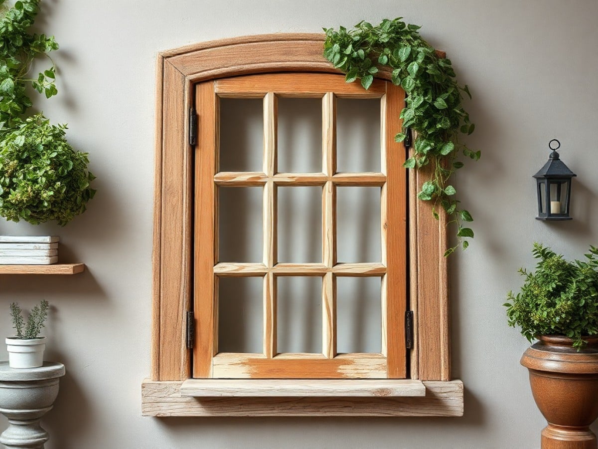 REPURPOSED OLD WINDOW