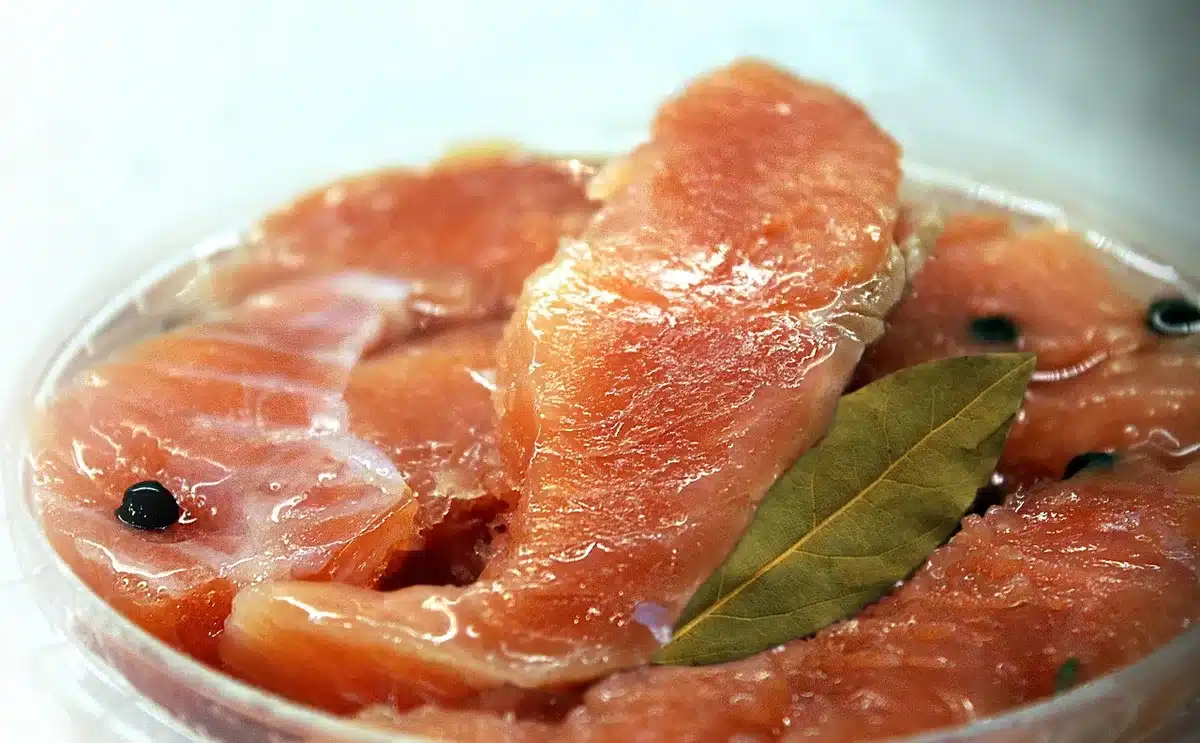Filet de saumon riche en oméga-3 sur une assiette