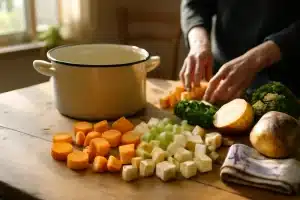 Découvrez comment maîtriser le bouillon de pot-au-feu: un repas réconfortant parfait!