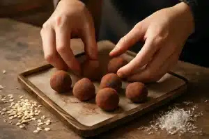 Recette facile: Découvrez comment faire des bouchées au chocolat sans allergènes!