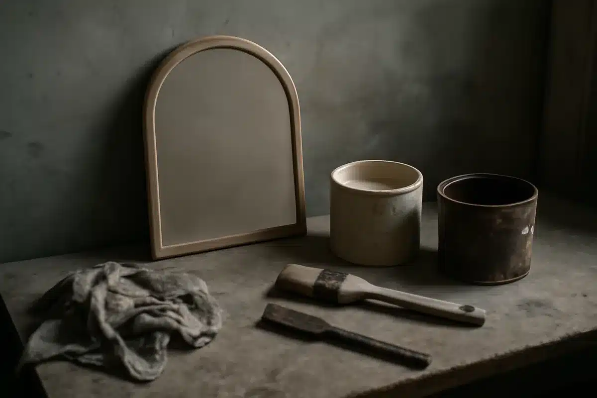 Transformation Étonnante: Relookez Votre Miroir avec la Peinture Country Chic !
