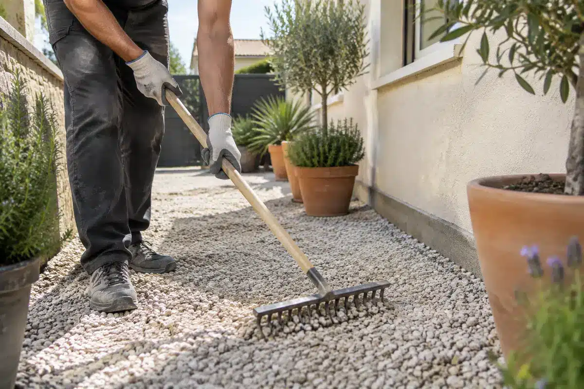 Gazon en gravier côté maison : guide express pour une transition parfaite