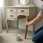 Rendez votre coiffeuse vintage plus haute : Découvrez des astuces simples et efficaces !